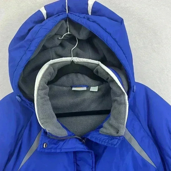 Energy Zone Down Jacket Size 2X Blue and White Like New Condition Warm - Picture 3 of 13